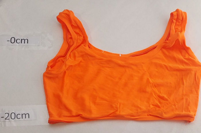 ORANGE CROP TOP