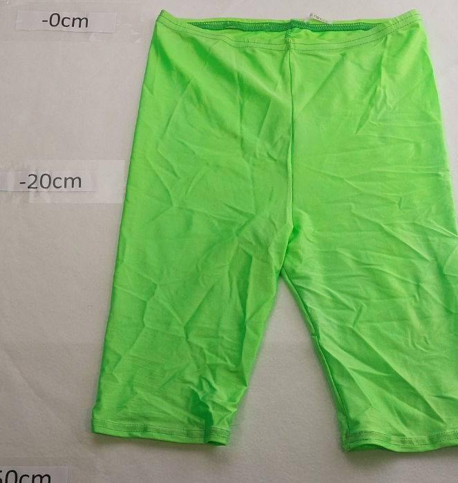 LIME GREEN NYLON SHORTS