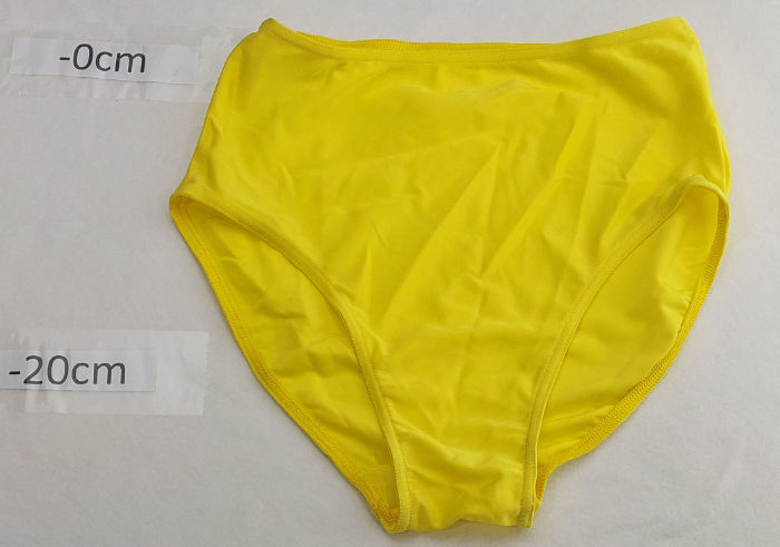 YELLOW NYLON PANTIES