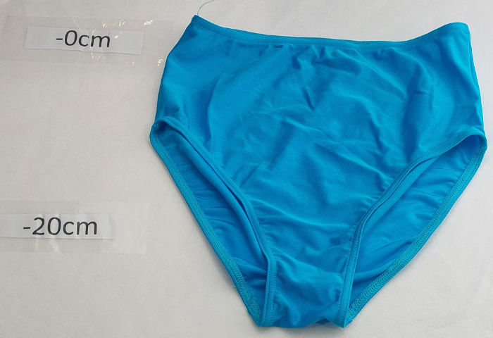 SKY BLUE NYLON PANTIES