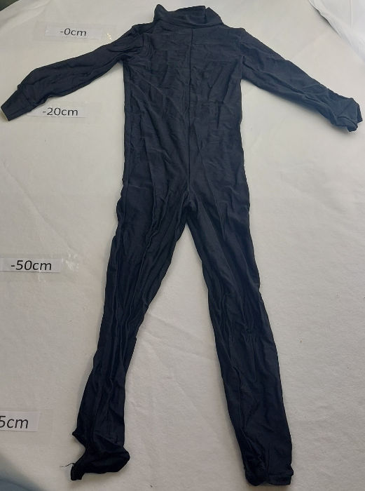 BLACK NYLON BODYSUIT