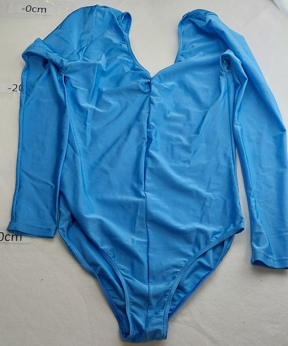 BLUE LONG SLEEVE LEOTARD