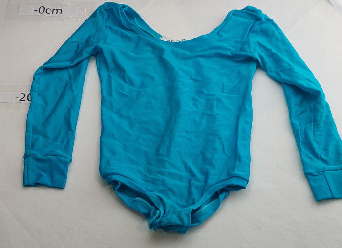 SKY BLUE LONG SLEEVE LEOTARD