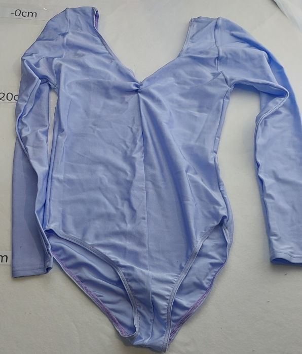 LIGHT PURPLE LONG SLEEVE NYLON LEOTARD
