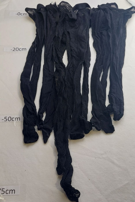 BLACK FISHNET STOCKINGS