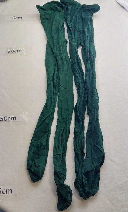 DARK GREEN SHEER TIGHTS