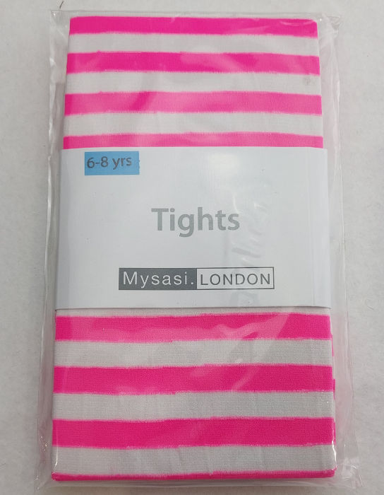 PINK AND WHITE STRIPE TIGHTS