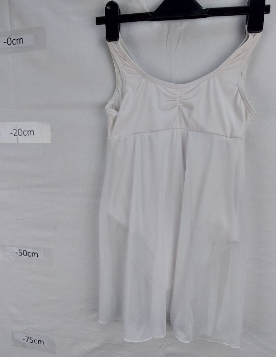 WHITE LEOTARD WITH SKIRT