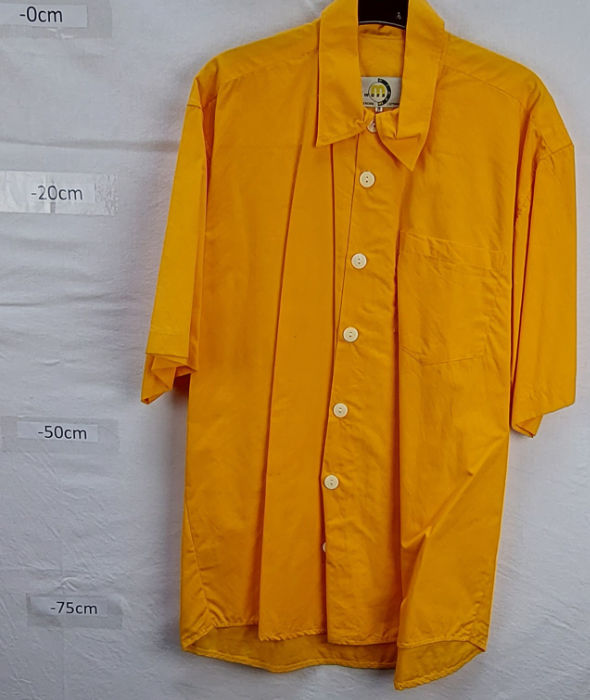 ORANGE COTTON SHIRT