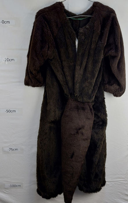 BROWN ANIMAL FAUX FUR   