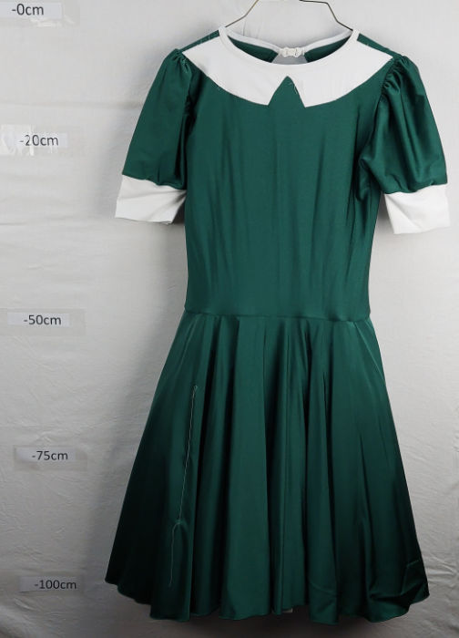 GREEN TUNIC WITH TULLE PETTICOAT PERIOD