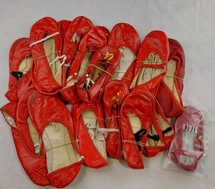 RED BALLET SHOES