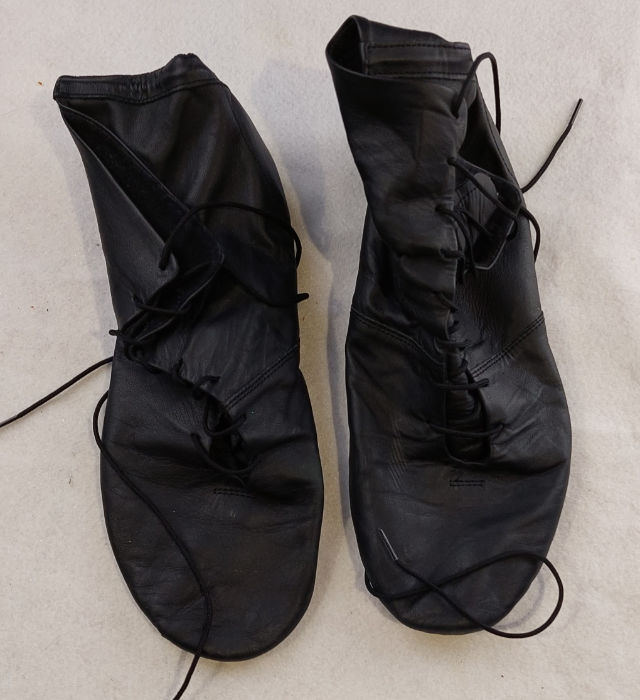 BLACK LACE UP SHOES ANKLE BOOTS