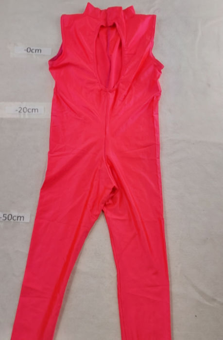 ORANGE BODYSUIT FOOTLESS