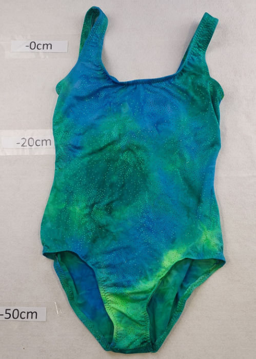 SPARKLE BLUE AND GREEN LEOTARD