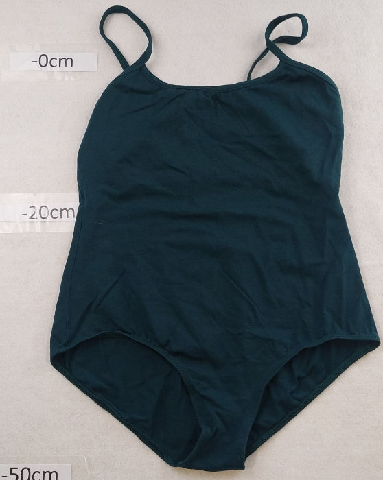 DARK GREEN POLY COTTON LEOTARD