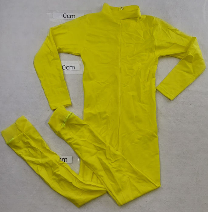 BRIGHT YELLOW UNITARD LONG SLEEVE