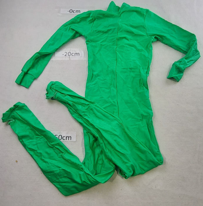 GREEN UNITARD LONG SLEEVE