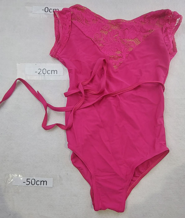 PINK LEOARD WITH LACE INSET PERIOD