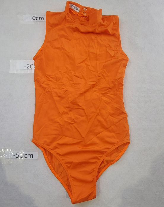 ORANGE SLEEVLESS LEOTARD