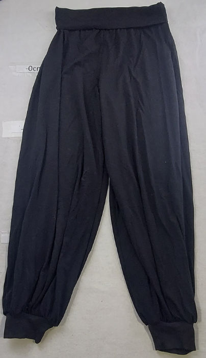 BLACK COTTON TROUSERS