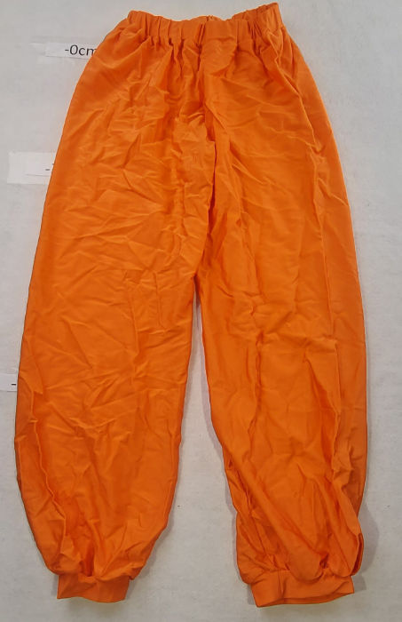 ORANGE NYLON TROUSERS