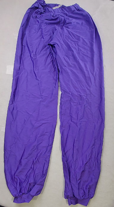 PURPLE NYLON TROUSERS