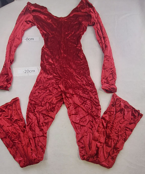 MAROON VELOUR JUMPSUIT
