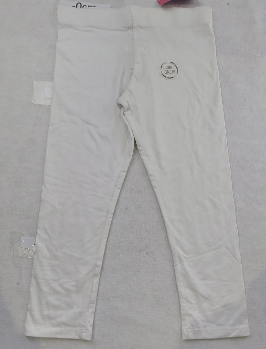 WHITE LEGGINGS POLYCOTTON