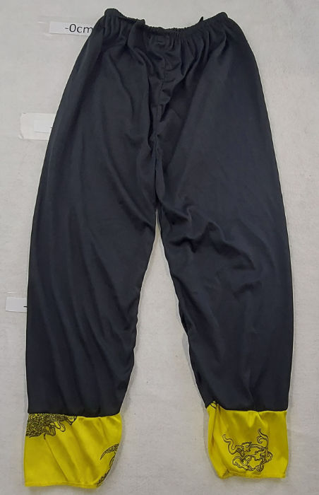 BLACK AND YELLOW TROUSERS