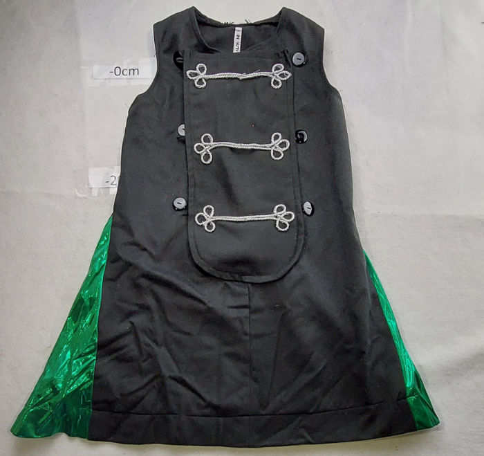 Black and Green Tunic
