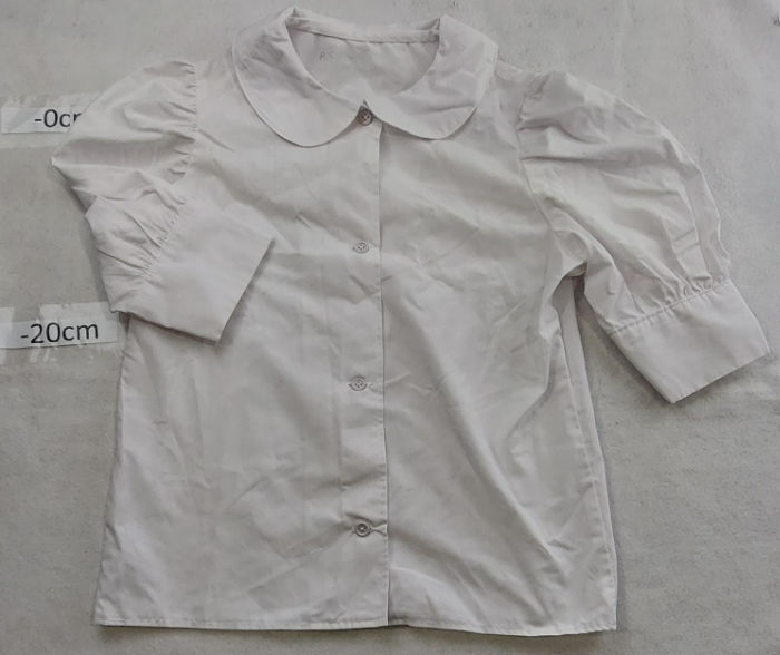 Cotton White Shirt with puffy sleeve period