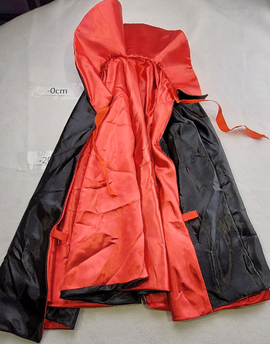 Black and red Dracula Cape