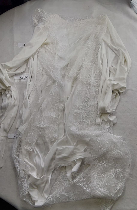 Halloween White Wedding Dress