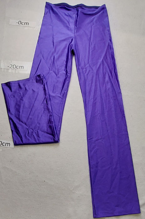 PURPLE NYLON TROUSERS