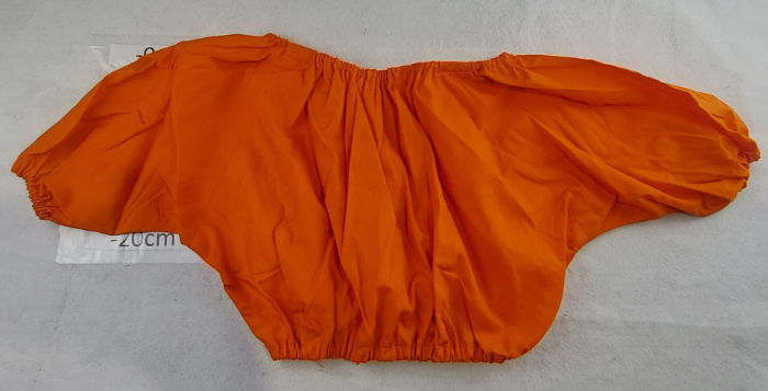 ORANGE COTTON BARDOT TOP