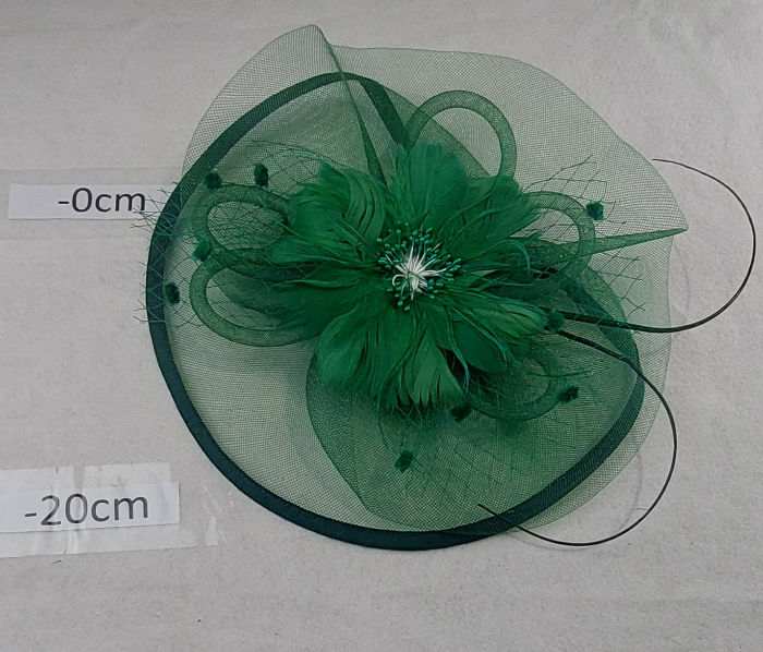 GREEN FACINATOR WEDDING HAT