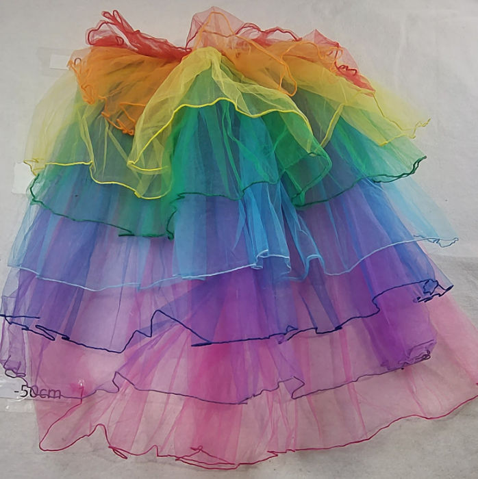RAINBOW HALF SKIRT