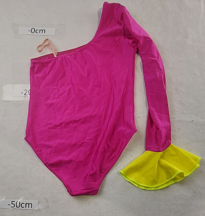 PINK AND YELLOW LEOTARD
