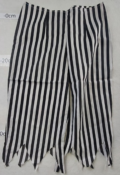  BLACK AND WHITE STRIPE TROUSERS