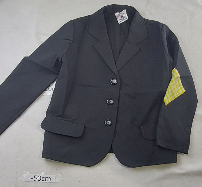 BLACK JACKET WITH PATCH