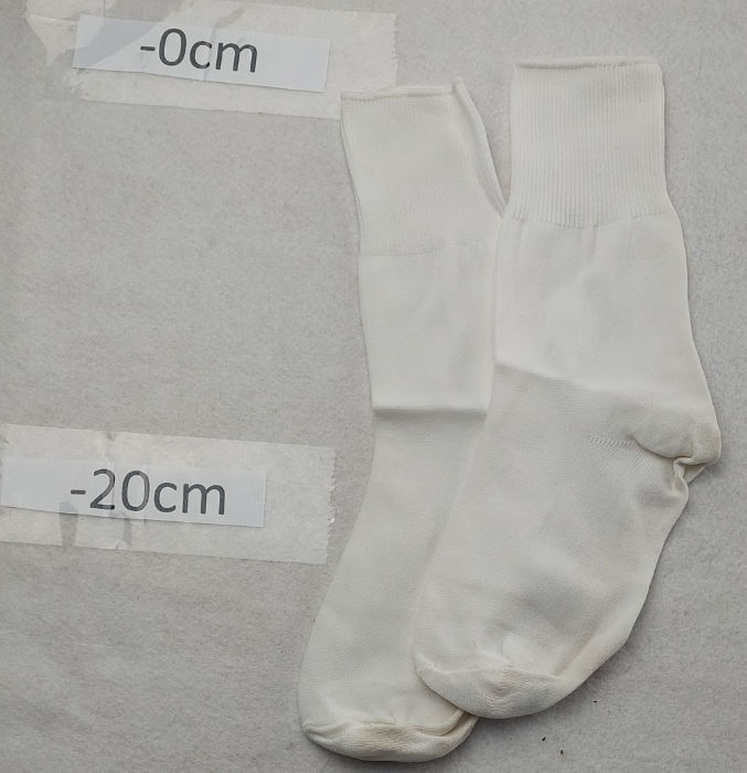 NYLON STRETCH WHITE SOCKS